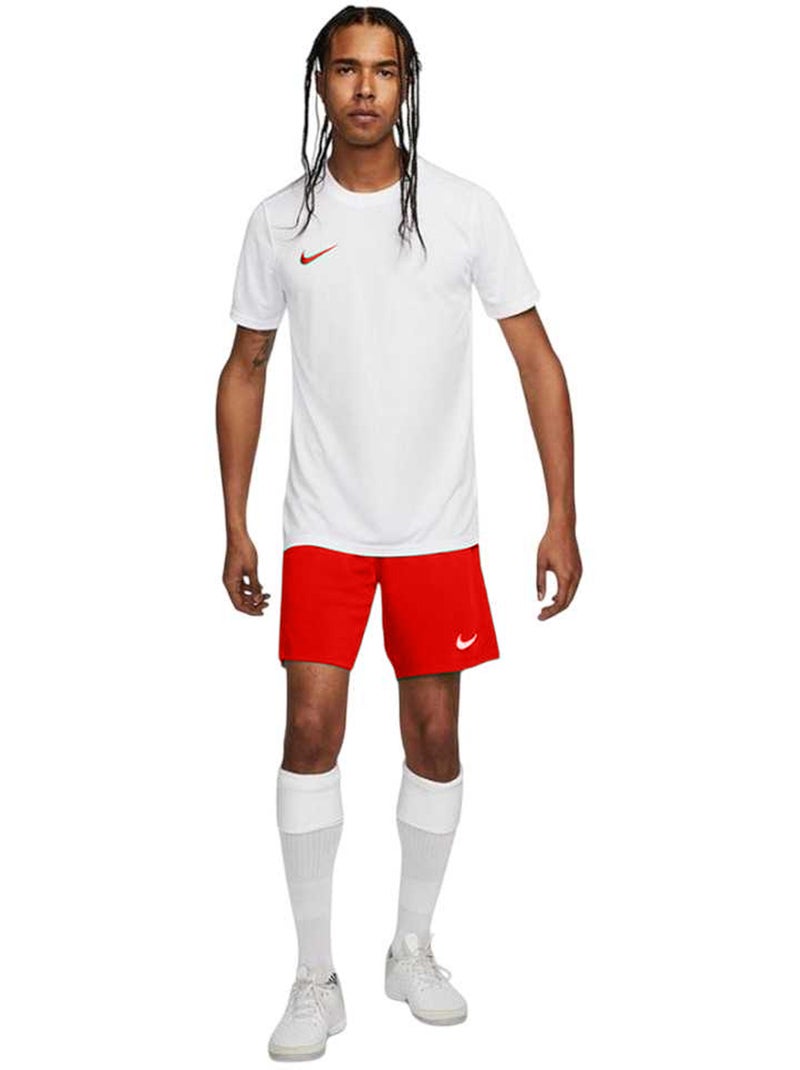 Nike - Maillot manches courtes DRY PARK Blanc/Rouge - Kiabi