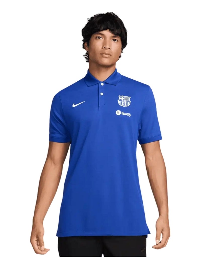 Nike - Polo style FC Barcelone 2.0 Bleu - Kiabi