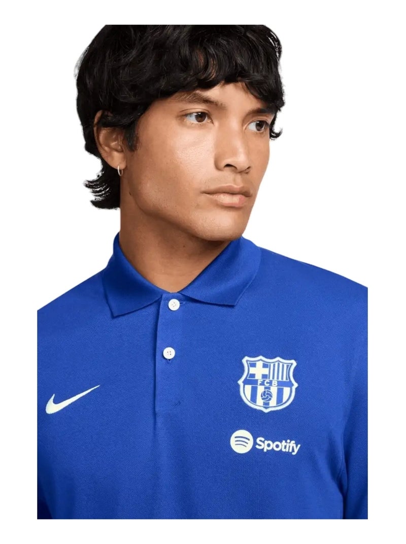 Nike - Polo style FC Barcelone 2.0 Bleu - Kiabi