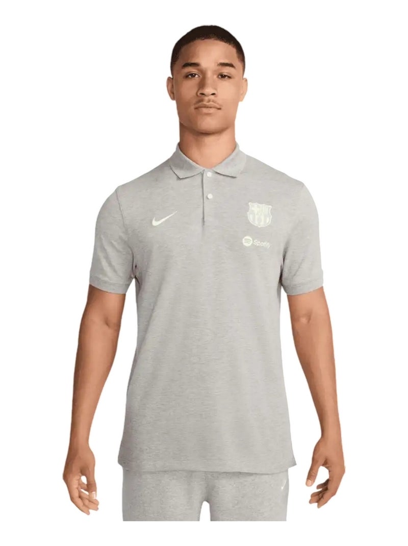 Nike - Polo style FC Barcelone 2.0 Gris clair - Kiabi