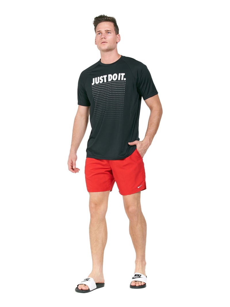 Nike - Short de bain VOLLEY Rouge - Kiabi