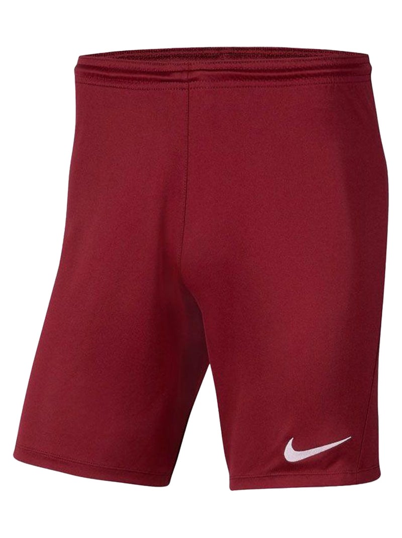 Nike - Short DRY PARK Rouge foncé - Kiabi