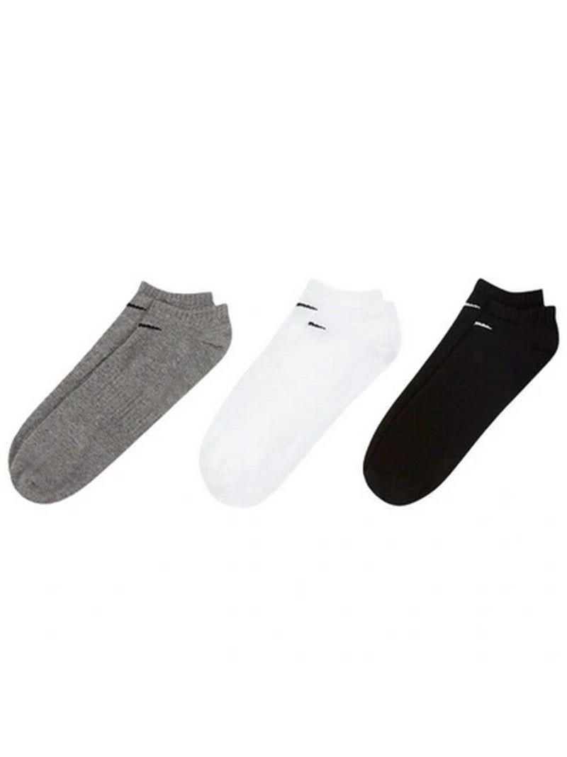 Nike - Socquettes discrètes EVERYDAY Blanc Noir Gris - Kiabi
