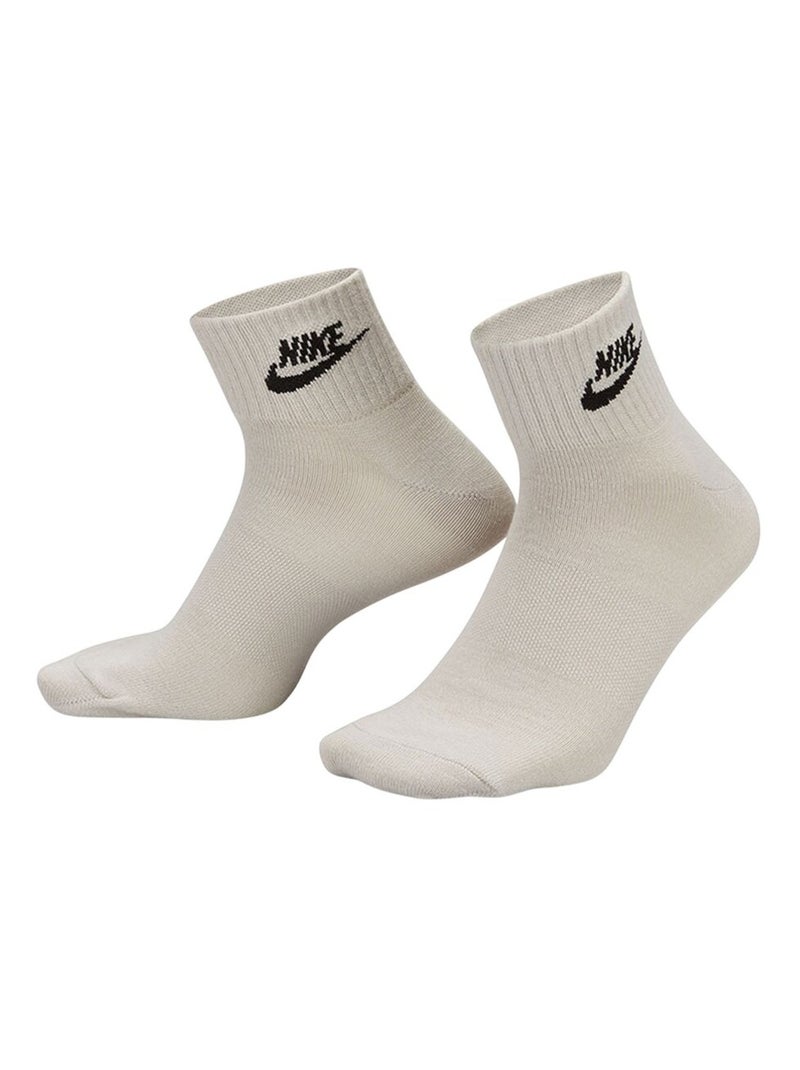 Nike - Socquettes EVERYDAY ESSENTIAL Blanc Gris Noir - Kiabi