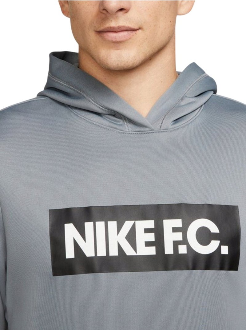 Nike - Sweat à capuche DF FC LIBERO Gris clair - Kiabi