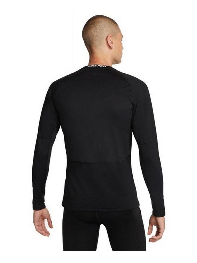 Nike - T-shirt motif logo PRO WARM Noir - Kiabi