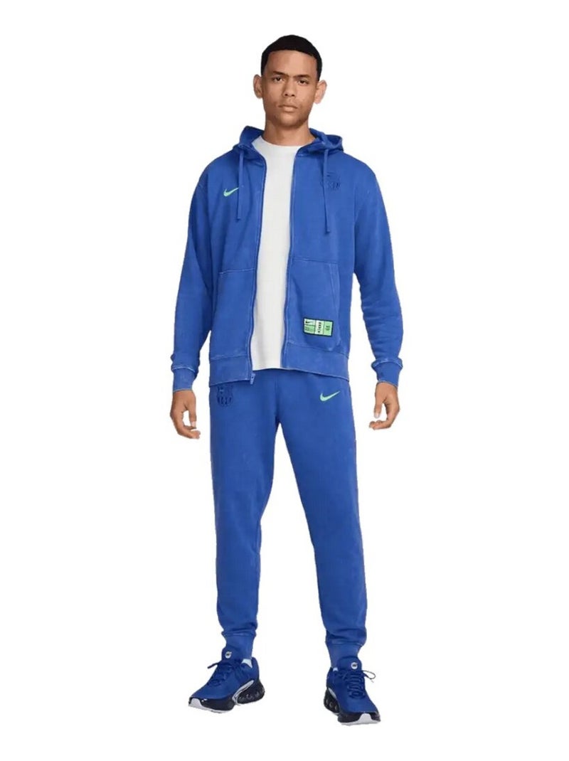 Nike - Veste à capuche style FC Barcelone THIRD Bleu - Kiabi