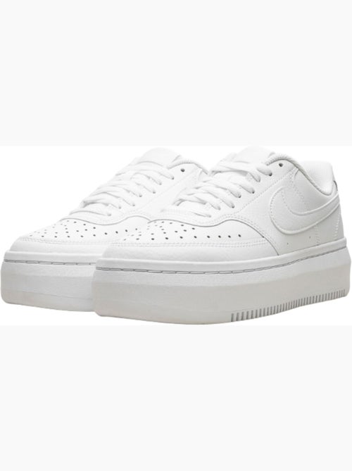 Nike Court Vision Alta Low Triple White - Kiabi