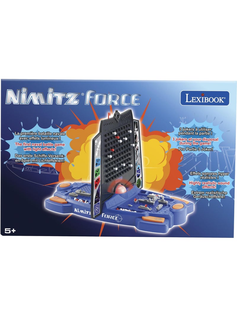 Nimitz Force - Bataille navale ?lectronique avec effets sonores et lumineux Bleu - Kiabi