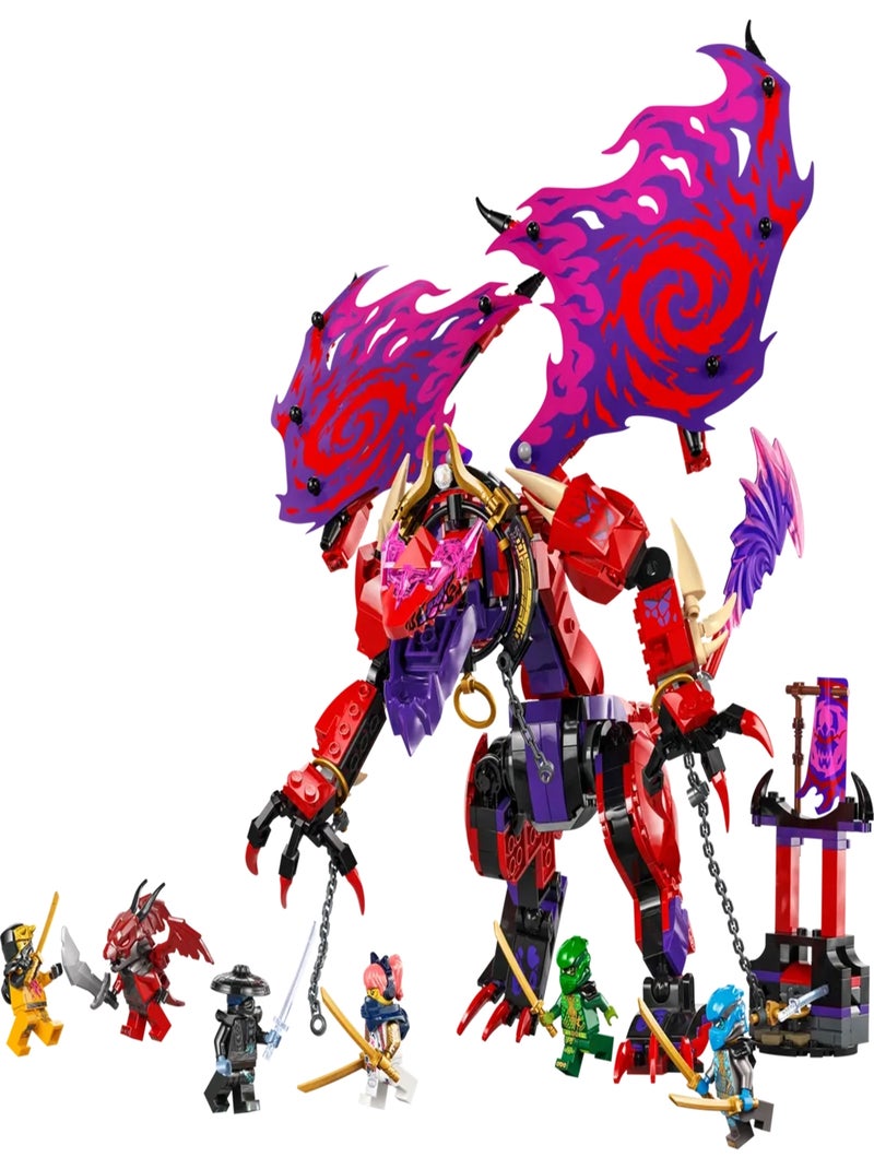 Ninjago Croc-de-tonnerre : le dragon du chaos Multicolore - Kiabi