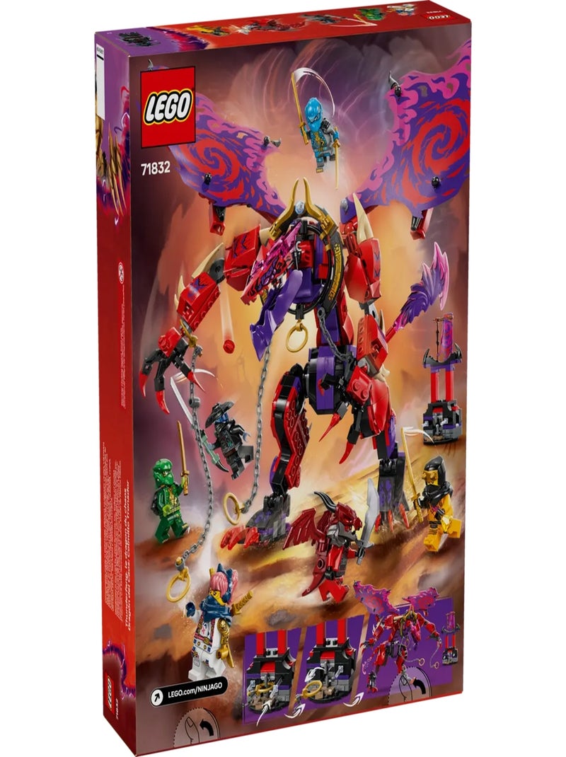 Ninjago Croc-de-tonnerre : le dragon du chaos Multicolore - Kiabi