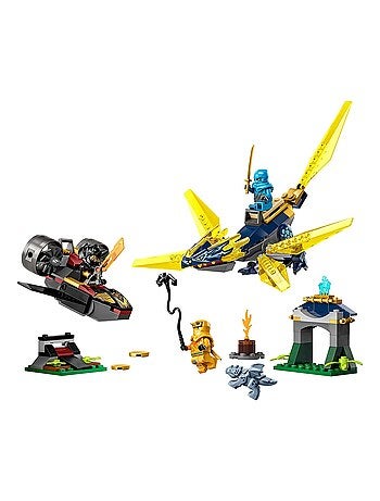 Ninjago Le combat du bébé dragon de Nya et Arin