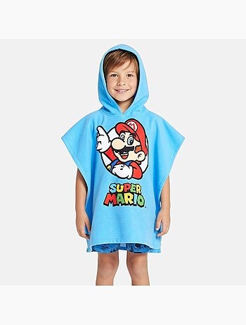 Nintendo - poncho de bain à capuche imprimé