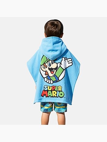 Nintendo - poncho de bain à capuche imprimé