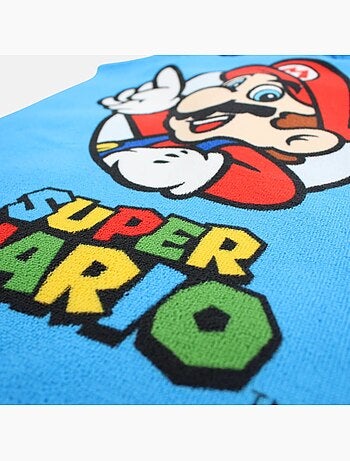 Nintendo - poncho de bain à capuche imprimé
