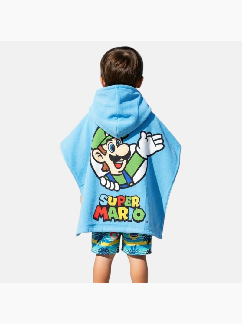 Nintendo - Poncho de bain garçon Bleu - Kiabi