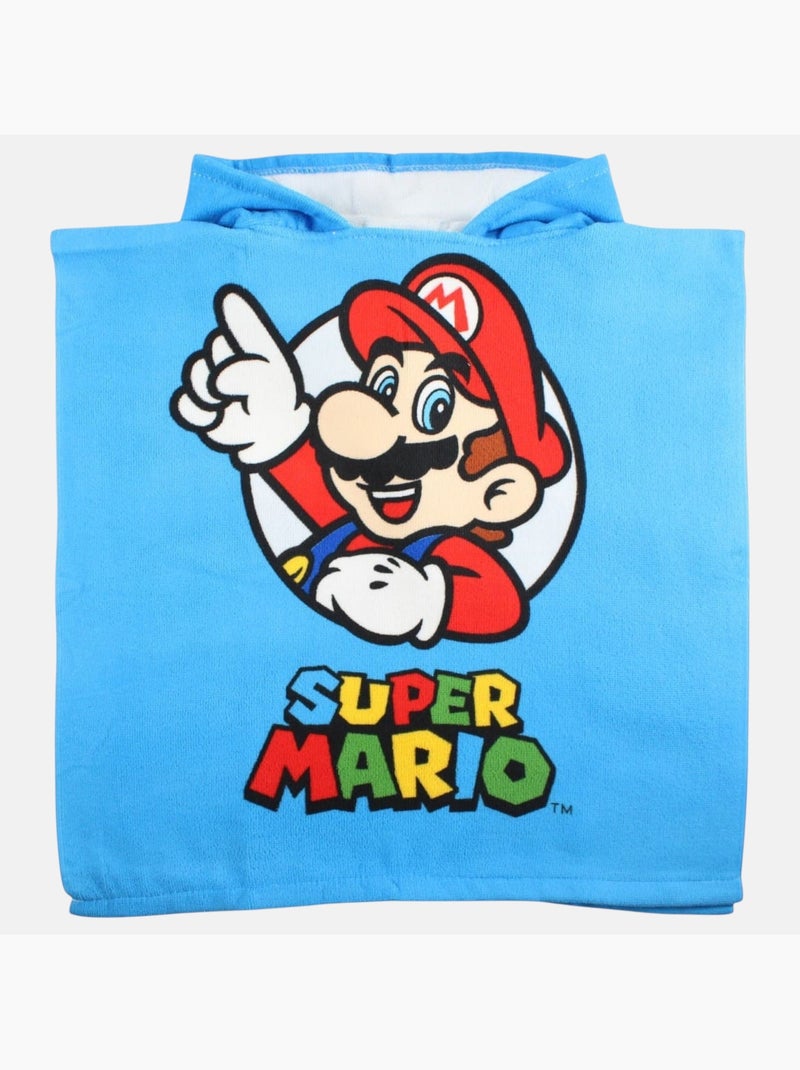 Nintendo - Poncho de bain garçon Bleu - Kiabi