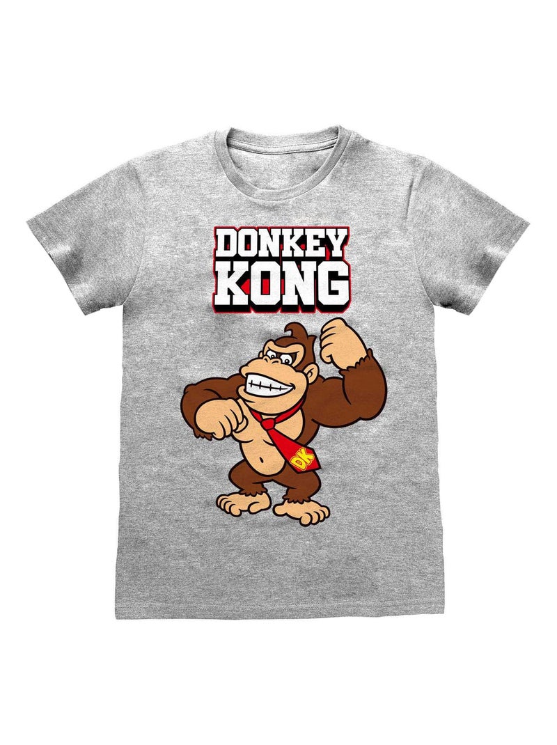 Nintendo - T-shirt Gris chiné - Kiabi