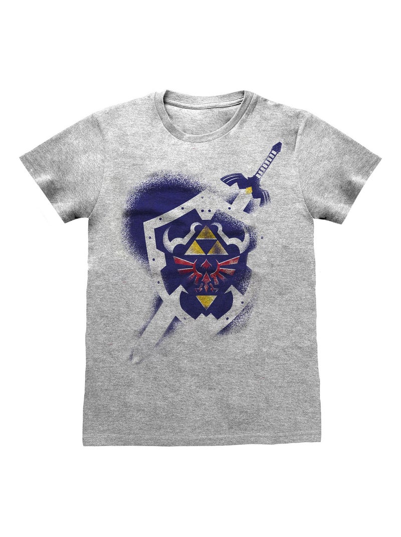 Nintendo - T-shirt LEGEND OF ZELDA Gris - Kiabi
