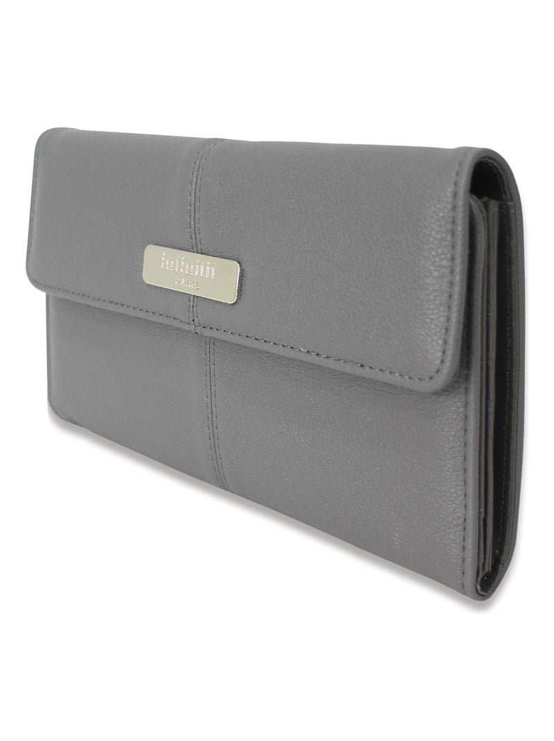 NO NAME - PORTEFEUILLE COMPAGNON ABUTILON Gris - Kiabi