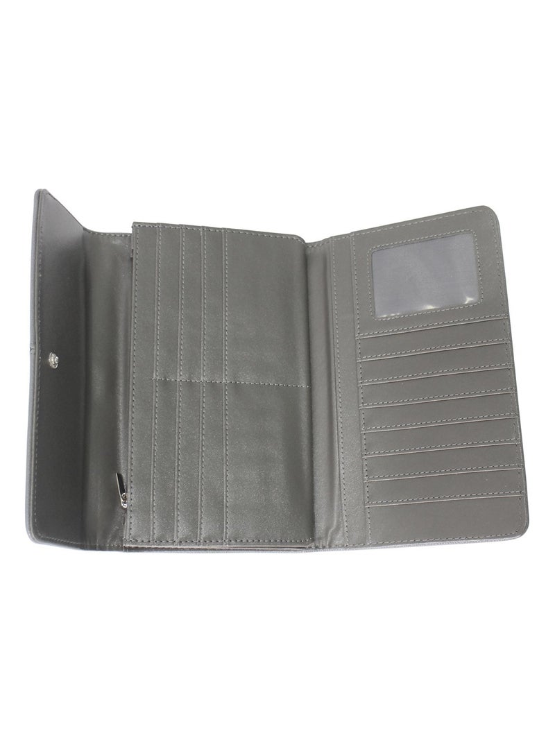 NO NAME - PORTEFEUILLE COMPAGNON ABUTILON Gris - Kiabi