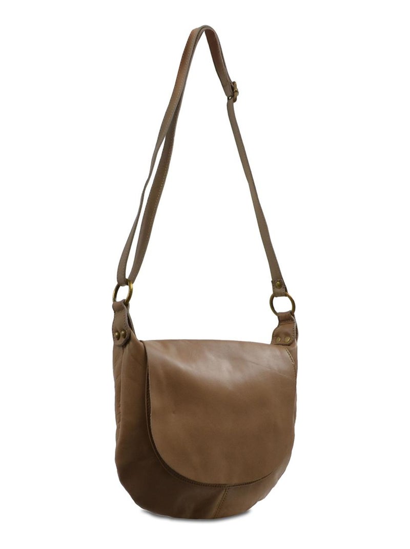 NO NAME - SAC A MAIN CHRISTA Taupe - Kiabi