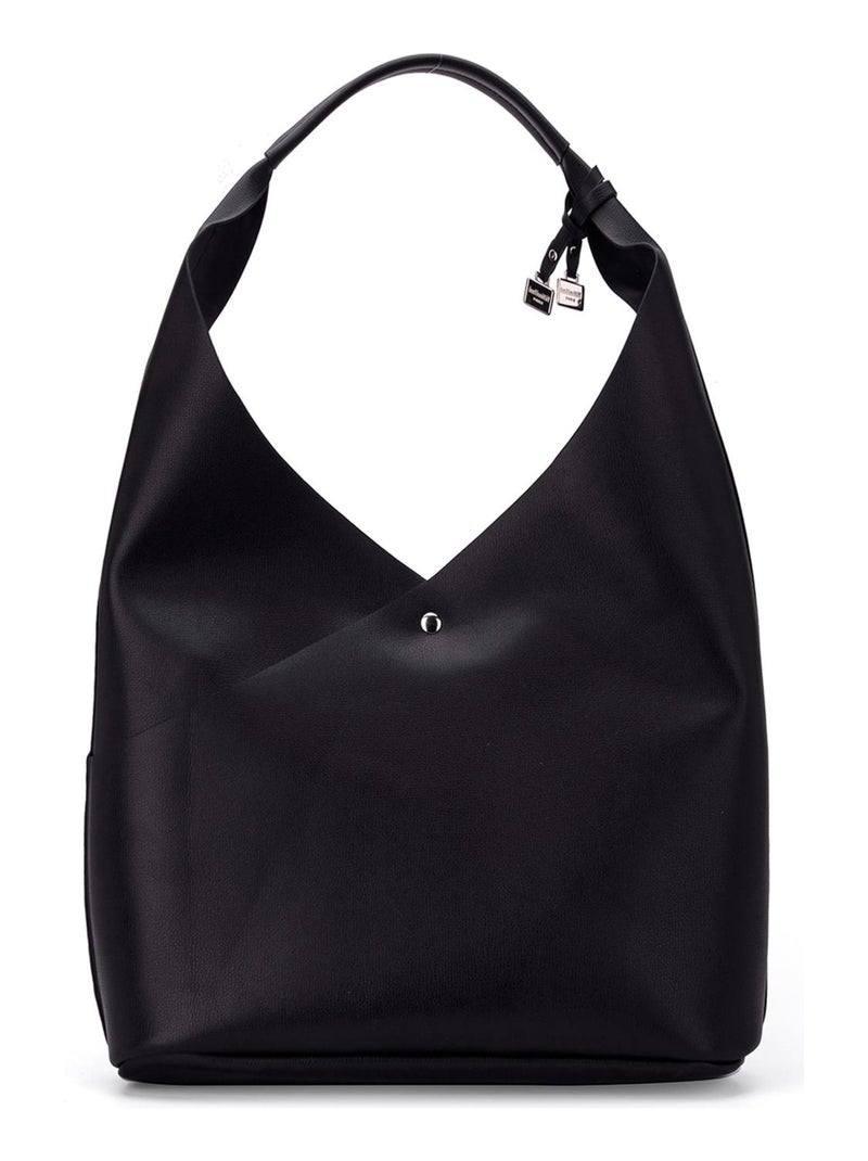 NO NAME - SAC A MAIN CROCUS Noir - Kiabi