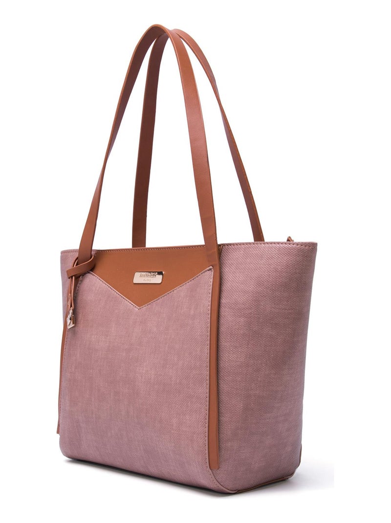 NO NAME - SAC A MAIN GIROFLEE Rose - Kiabi