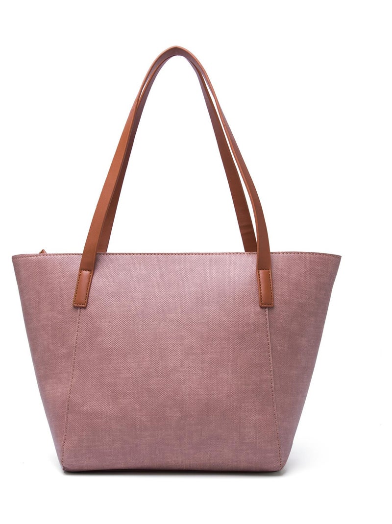 NO NAME - SAC A MAIN GIROFLEE Rose - Kiabi