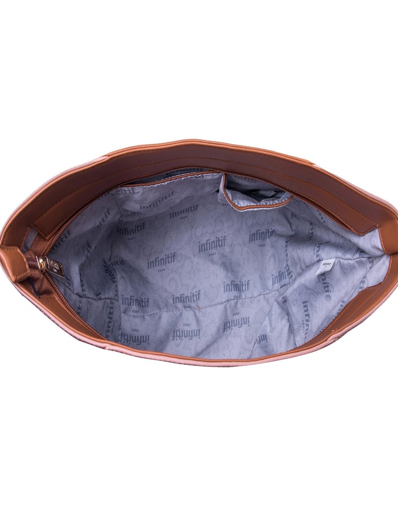 NO NAME - SAC A MAIN GIROFLEE Rose - Kiabi