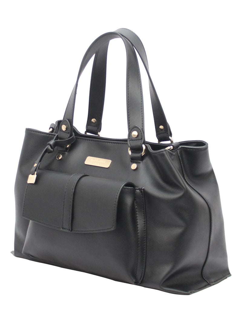 NO NAME - SAC A MAIN LIS Noir - Kiabi