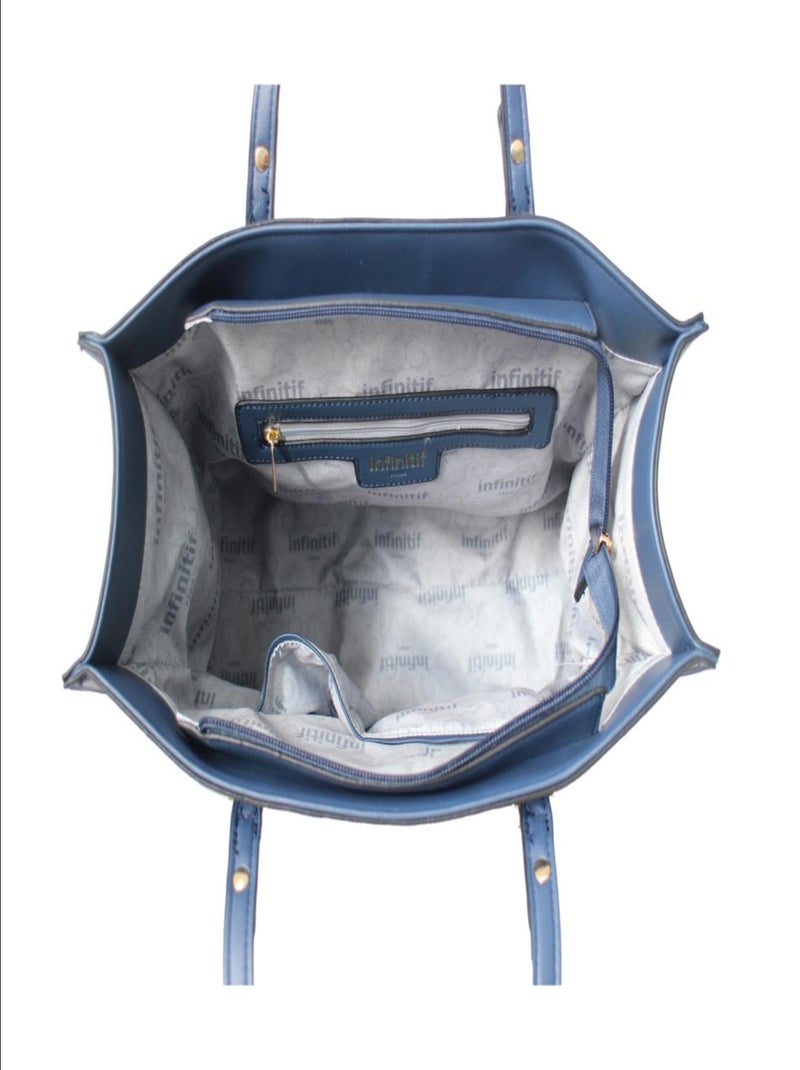 NO NAME - SAC A MAIN NARCISSE Bleu - Kiabi