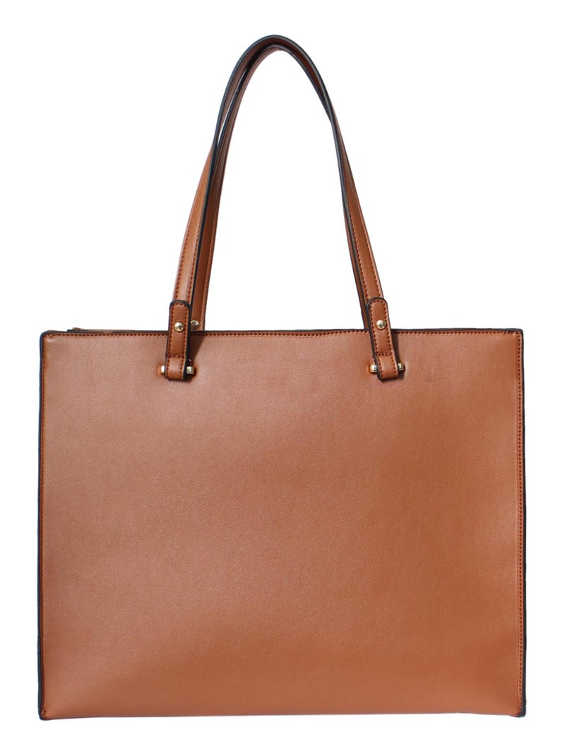 NO NAME - SAC A MAIN NARCISSE Marron - Kiabi