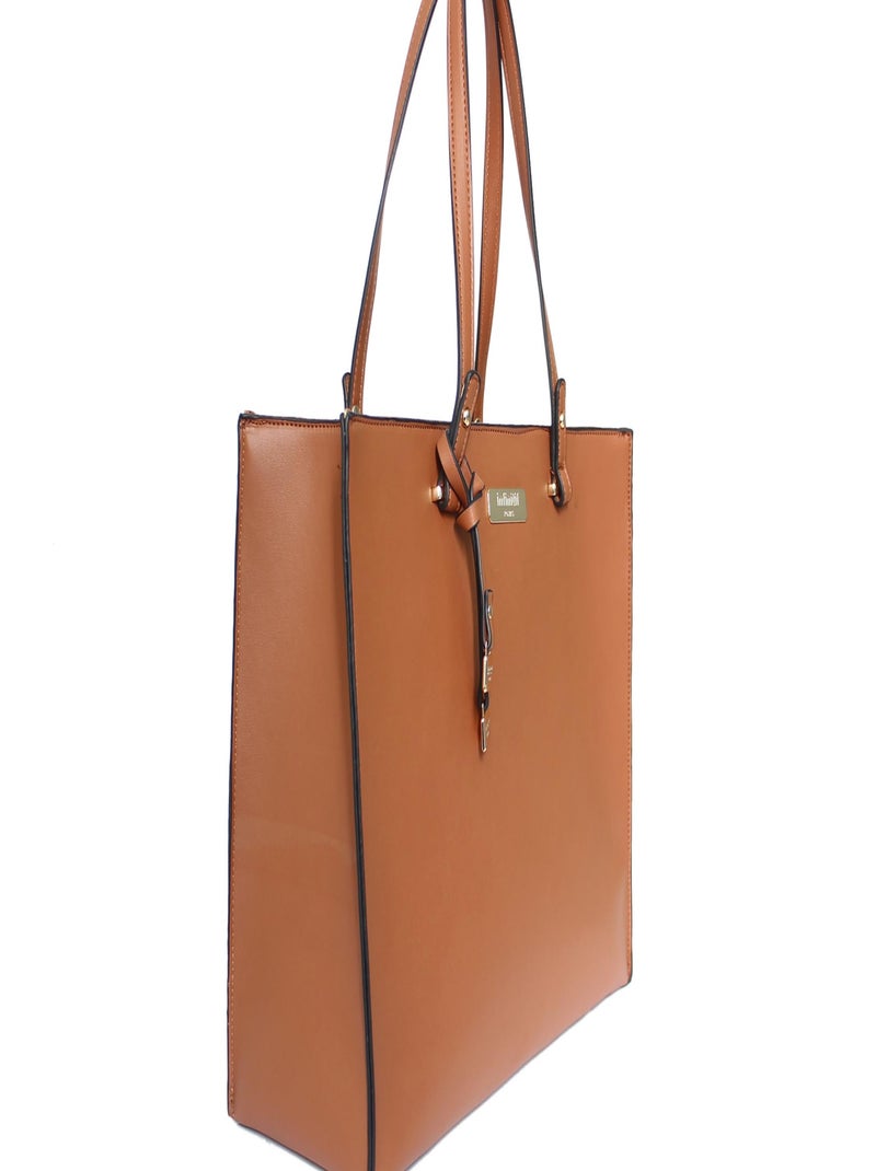 NO NAME - SAC A MAIN NARCISSE Marron - Kiabi