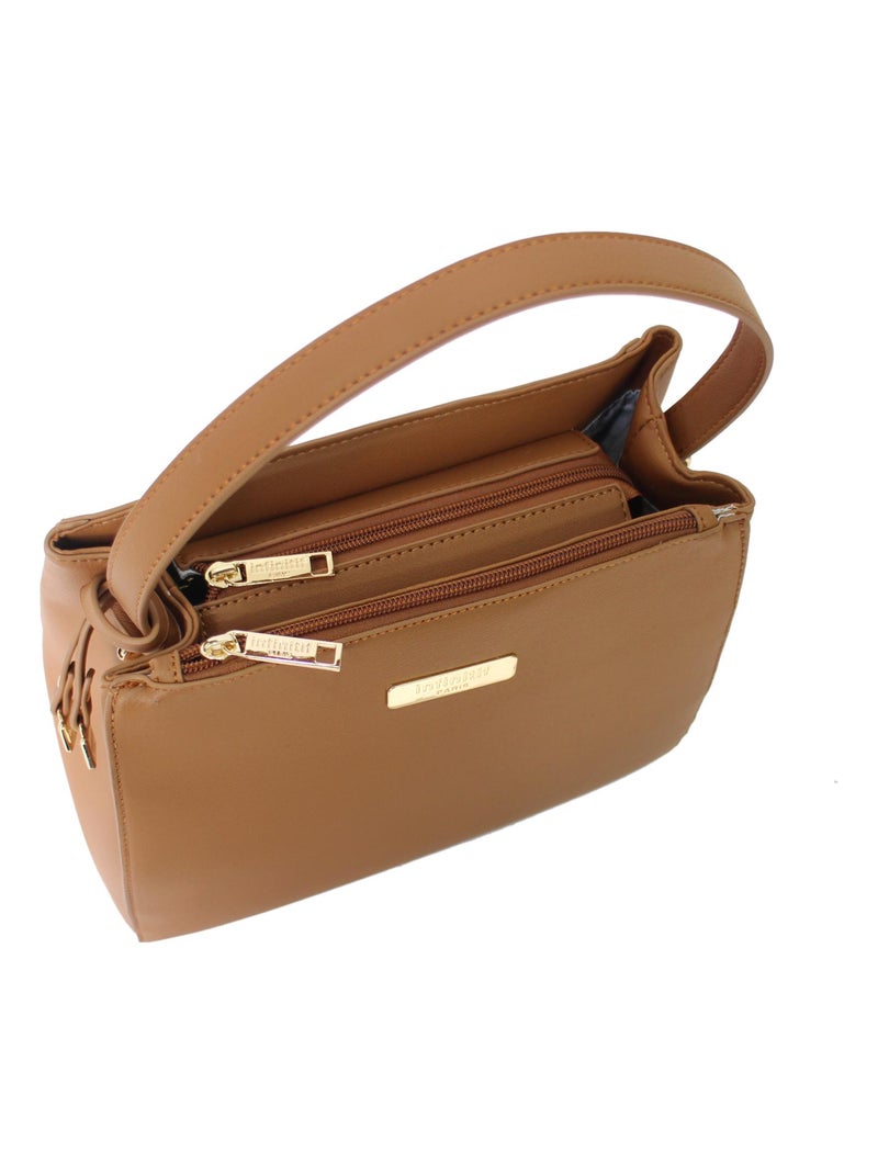 NO NAME - SAC A MAIN PERVENCHE Marron - Kiabi