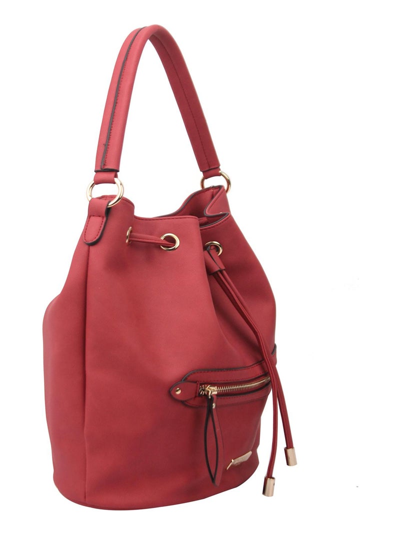 NO NAME - SAC A MAIN ROBINETTE Rouge - Kiabi