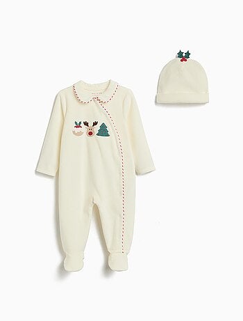 Noël Babygrow avec bonnet, MO Fashion