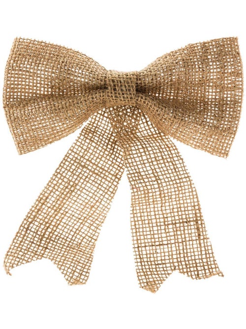 Nœud déco 20 x 24 cm jute - Kiabi
