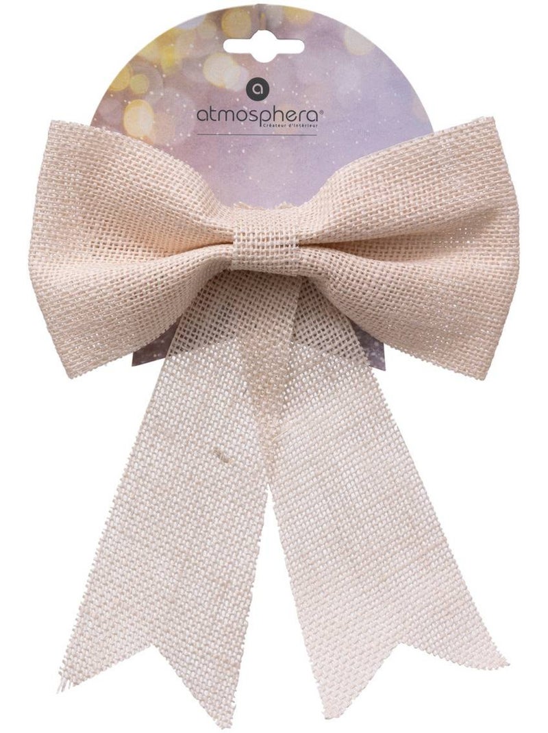 Nœud déco 20 x 24 cm jute Multicolore - Kiabi