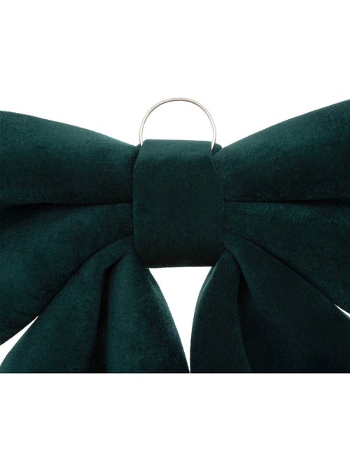 Nœud déco velours 35 x 40 cm vert - Kiabi
