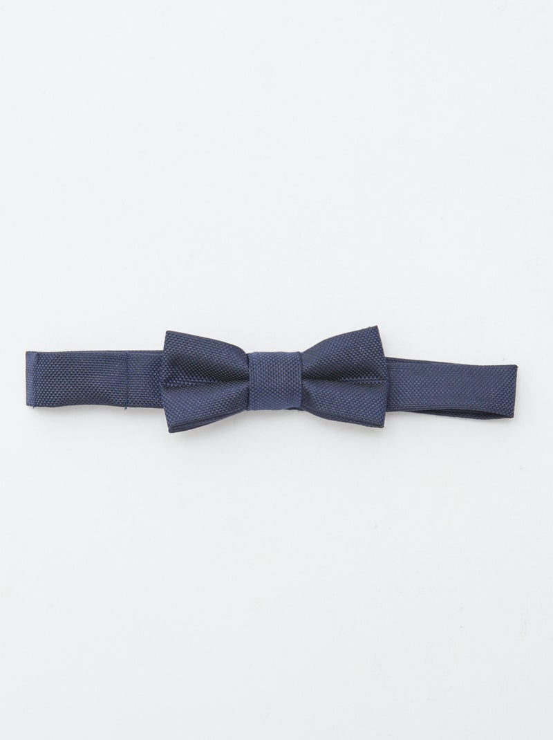 Nœud papillon à scratch Bleu - Kiabi