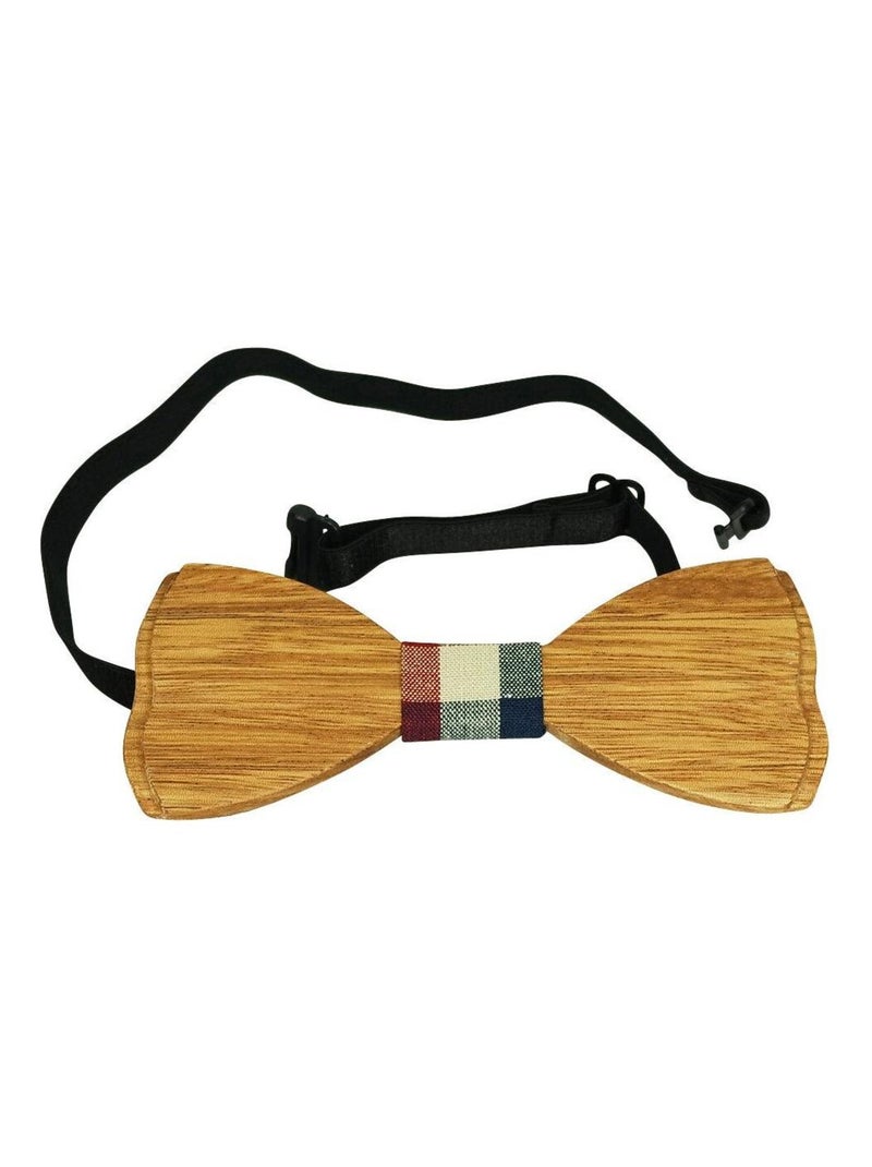 Noeud papillon bois écossais Rouge - Kiabi