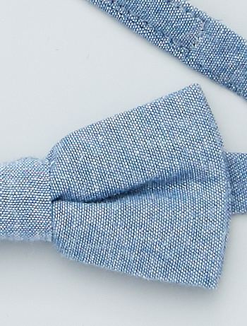 Nœud Papillon En Denim Garcon Bleu Marine Kiabi 5 00