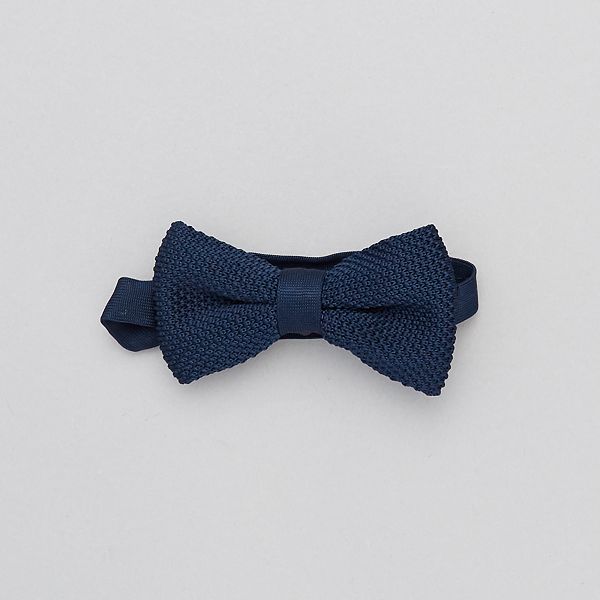 Nœud Papillon En Maille Homme Bleu Marine Kiabi 7 00