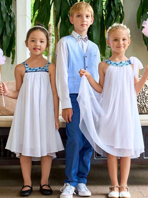 Noeud Papillon Enfant  Fleuri  et   Costume Mariage - La Faute à Voltaire - Kiabi