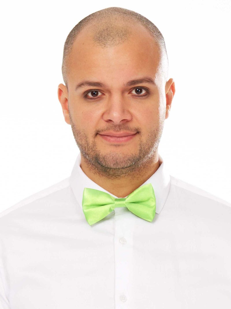 Noeud papillon fluo vert - Kiabi