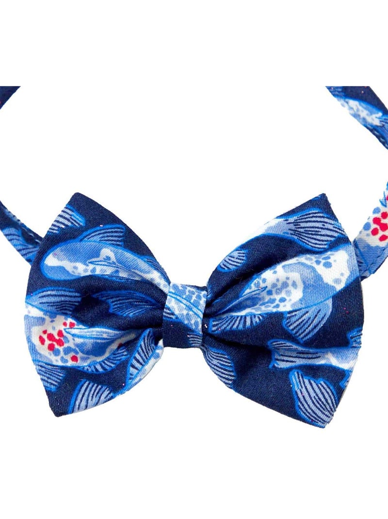 Noeud Papillon  Imprimé Poisson Koi    Cérémonie - La Faute à Voltaire Bleu - Kiabi