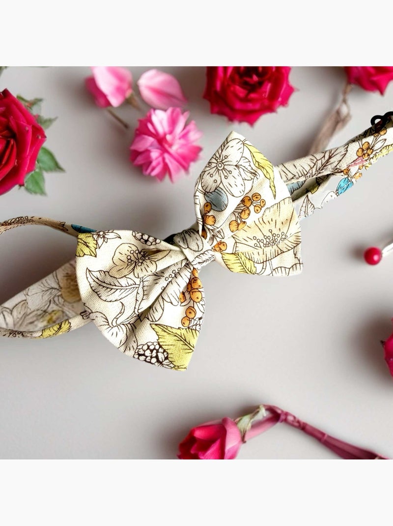 Noeud Papillon Liberty    – Mariage & Cérémonie - La Faute à Voltaire Jaune - Kiabi