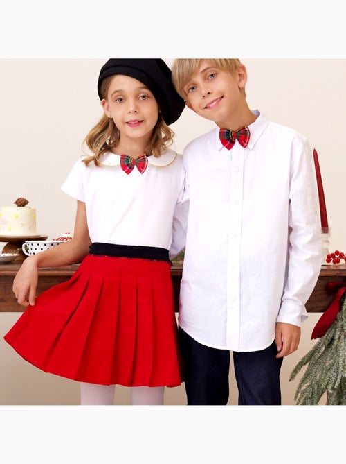 Nœud Papillon Noël Enfant  Tartan  - La Faute à Voltaire - Kiabi