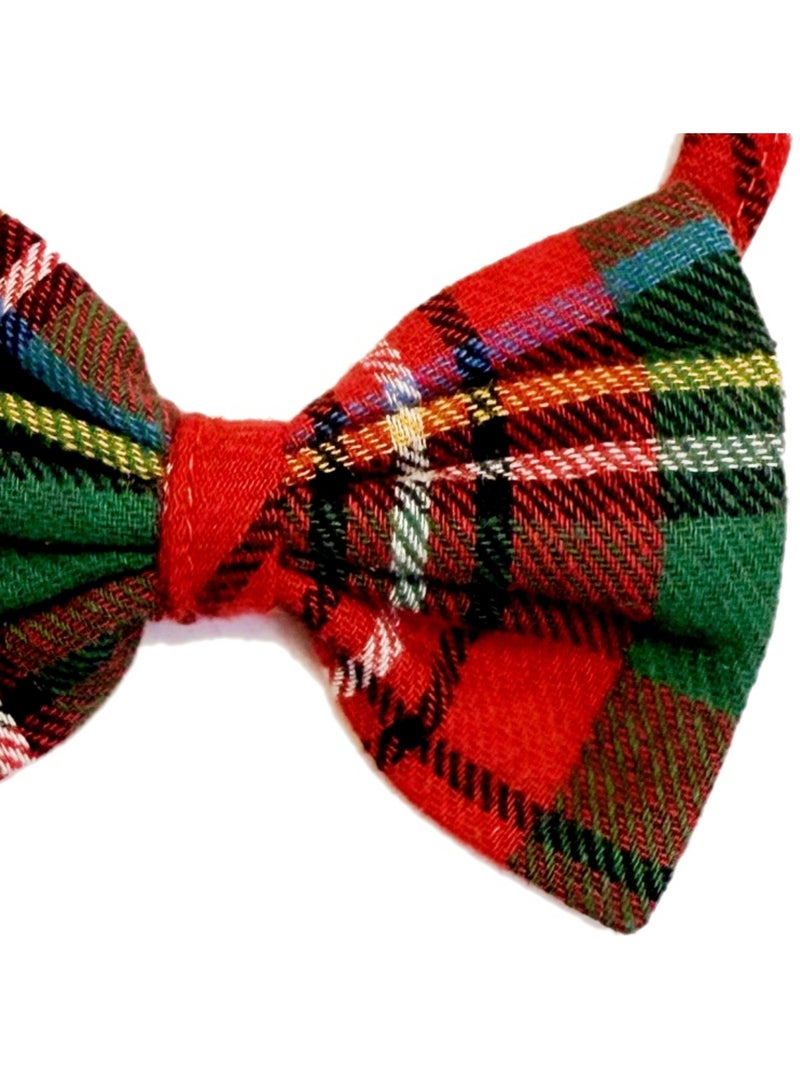 Nœud Papillon Noël Enfant  Tartan  - La Faute à Voltaire Vert/Rouge - Kiabi